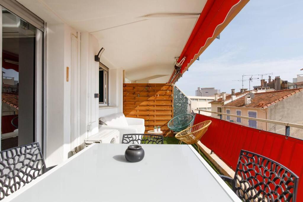 Stanislas Art - Cannes Centre - Terrasse - Clim Apartment Ngoại thất bức ảnh